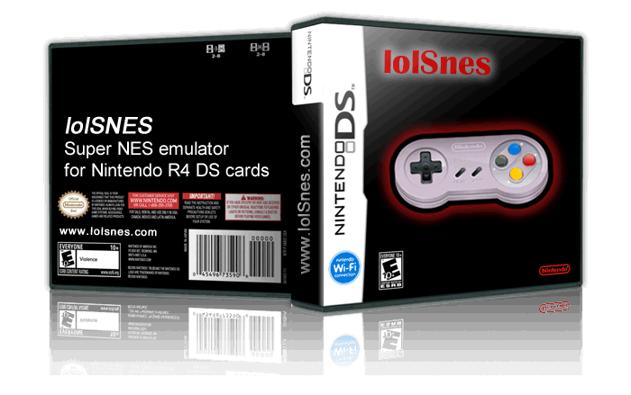 lolSnes SNES emulator on DS